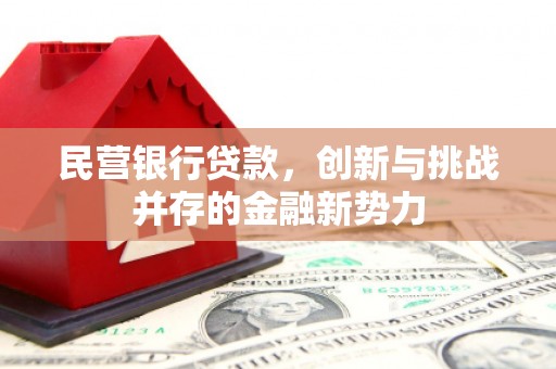 肇东民营银行贷款，创新与挑战并存的金融新势力