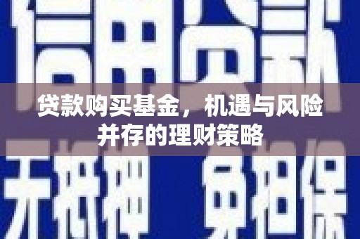 东乡族贷款购买基金，机遇与风险并存的理财策略