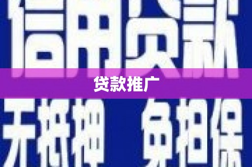 岭东贷款推广