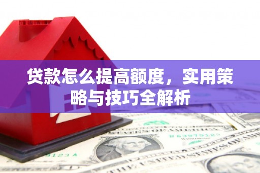 天元贷款怎么提高额度，实用策略与技巧全解析