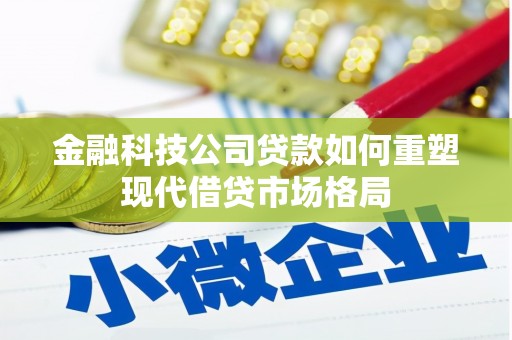 遂宁金融科技公司贷款如何重塑现代借贷市场格局