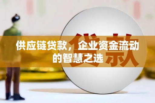 岐山供应链贷款，企业资金流动的智慧之选