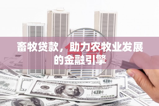田尾畜牧贷款，助力农牧业发展的金融引擎