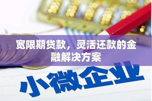 澄迈宽限期贷款，灵活还款的金融解决方案