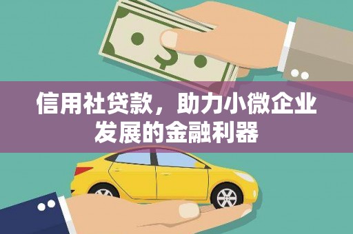 原州信用社贷款，助力小微企业发展的金融利器