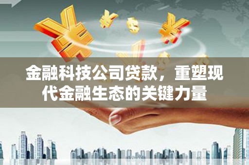 宜州金融科技公司贷款，重塑现代金融生态的关键力量
