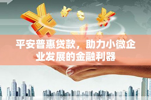 埤头平安普惠贷款，助力小微企业发展的金融利器