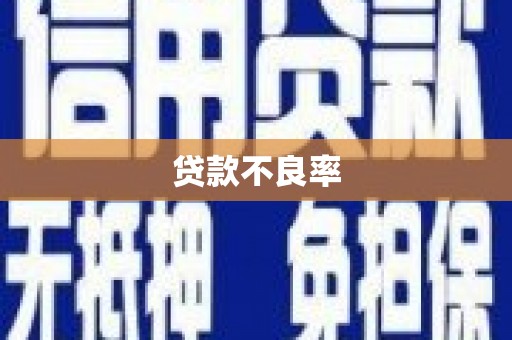 汇川贷款不良率
