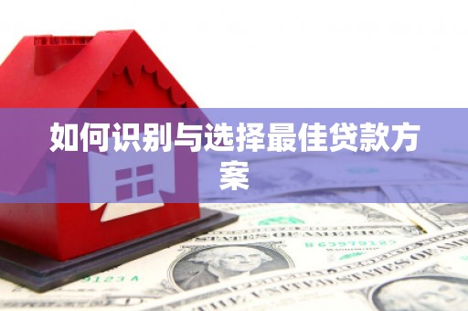 驻马店如何识别与选择最佳贷款方案